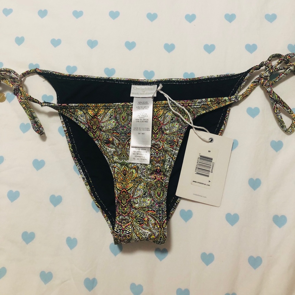 NWT OndadeMar Ambi bikini swim suit bottom S
